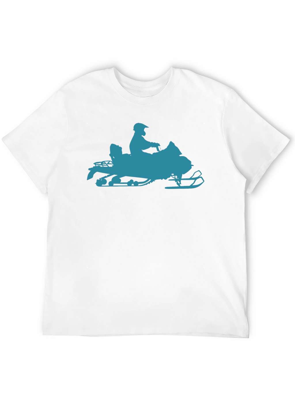 Snowmobile Graphic T-Shirt - Black