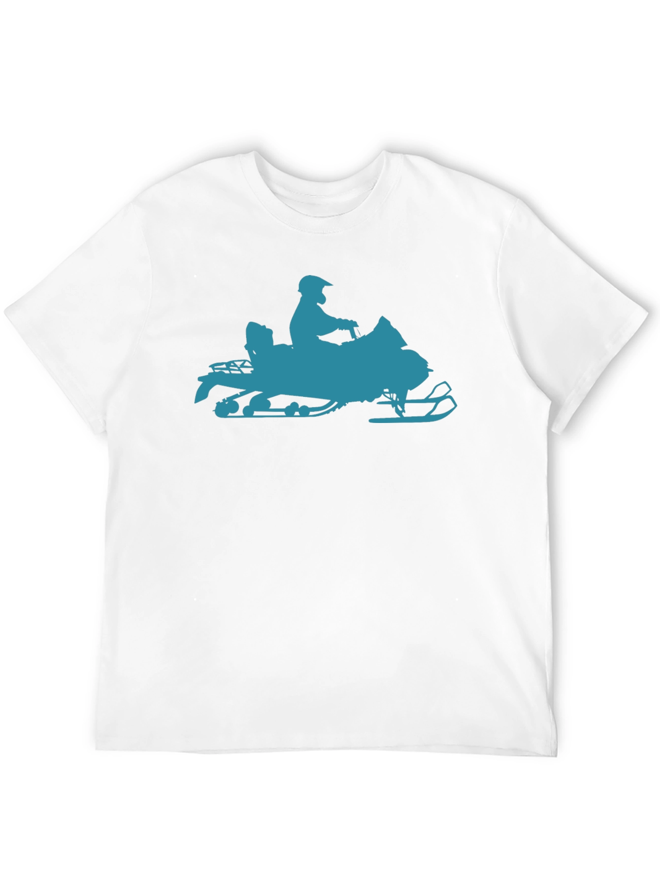 Snowmobile Graphic T-Shirt - Black