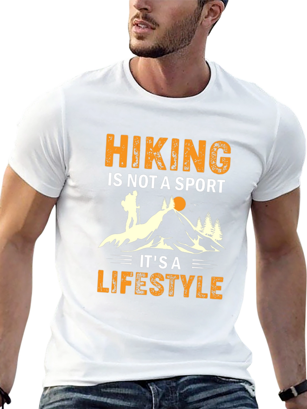 Hiking Lifestyle T-Shirt - For Outdoor Lovers