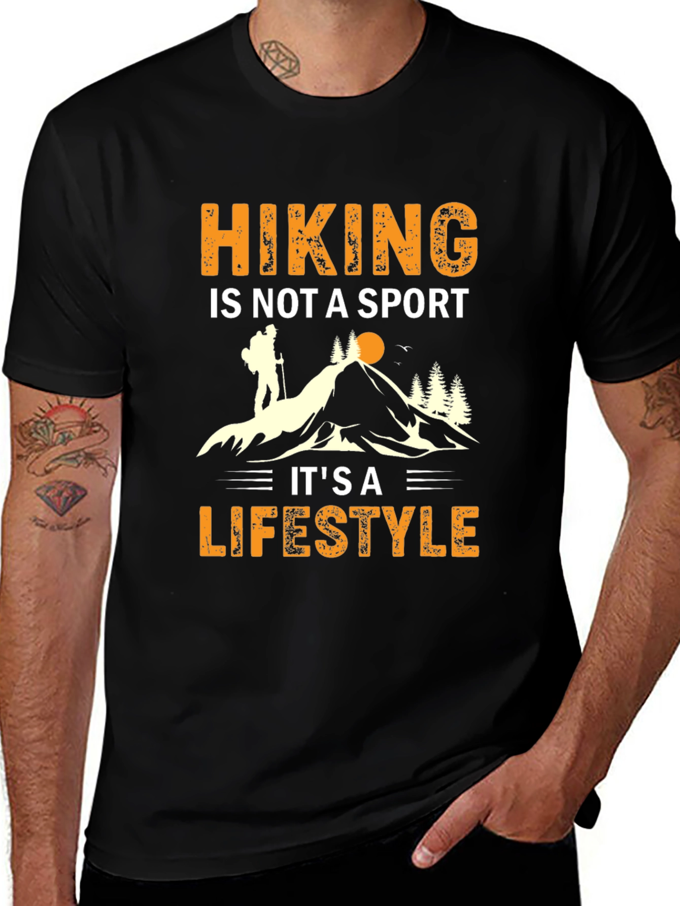 Hiking Lifestyle T-Shirt - For Outdoor Lovers