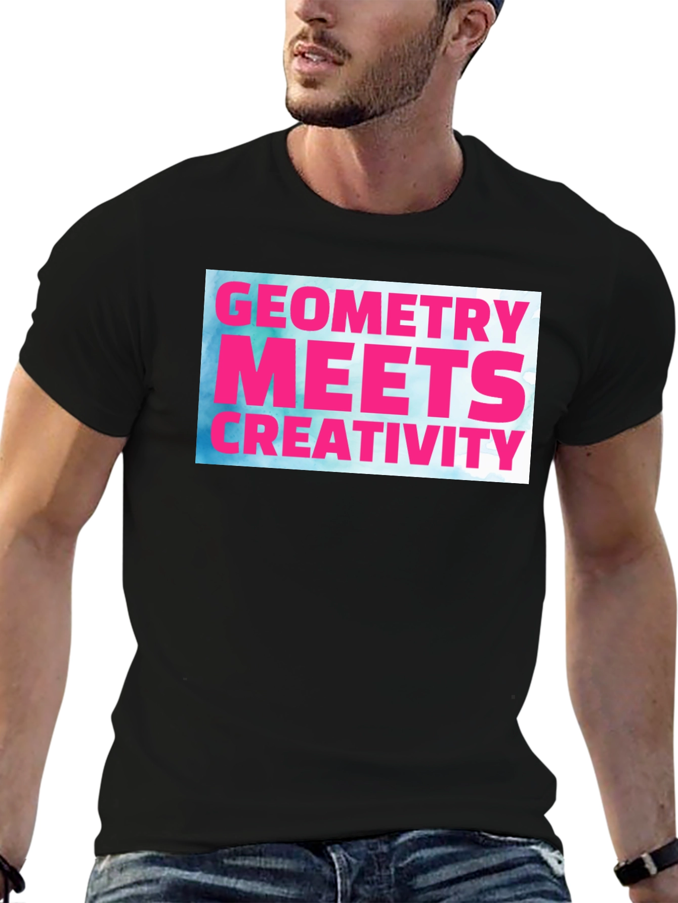 Geometry Meets Creativity Graphic Tee