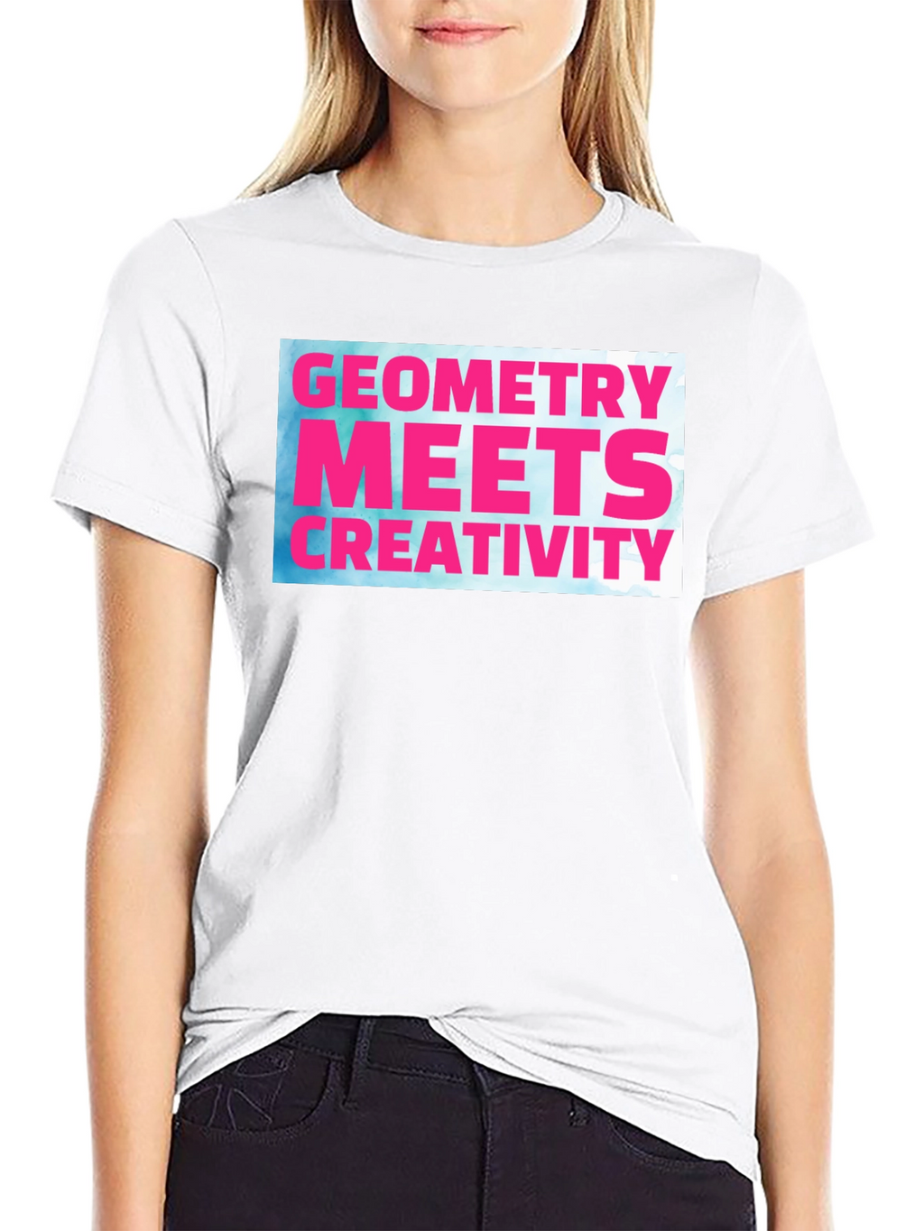 Geometry Meets Creativity Graphic Tee