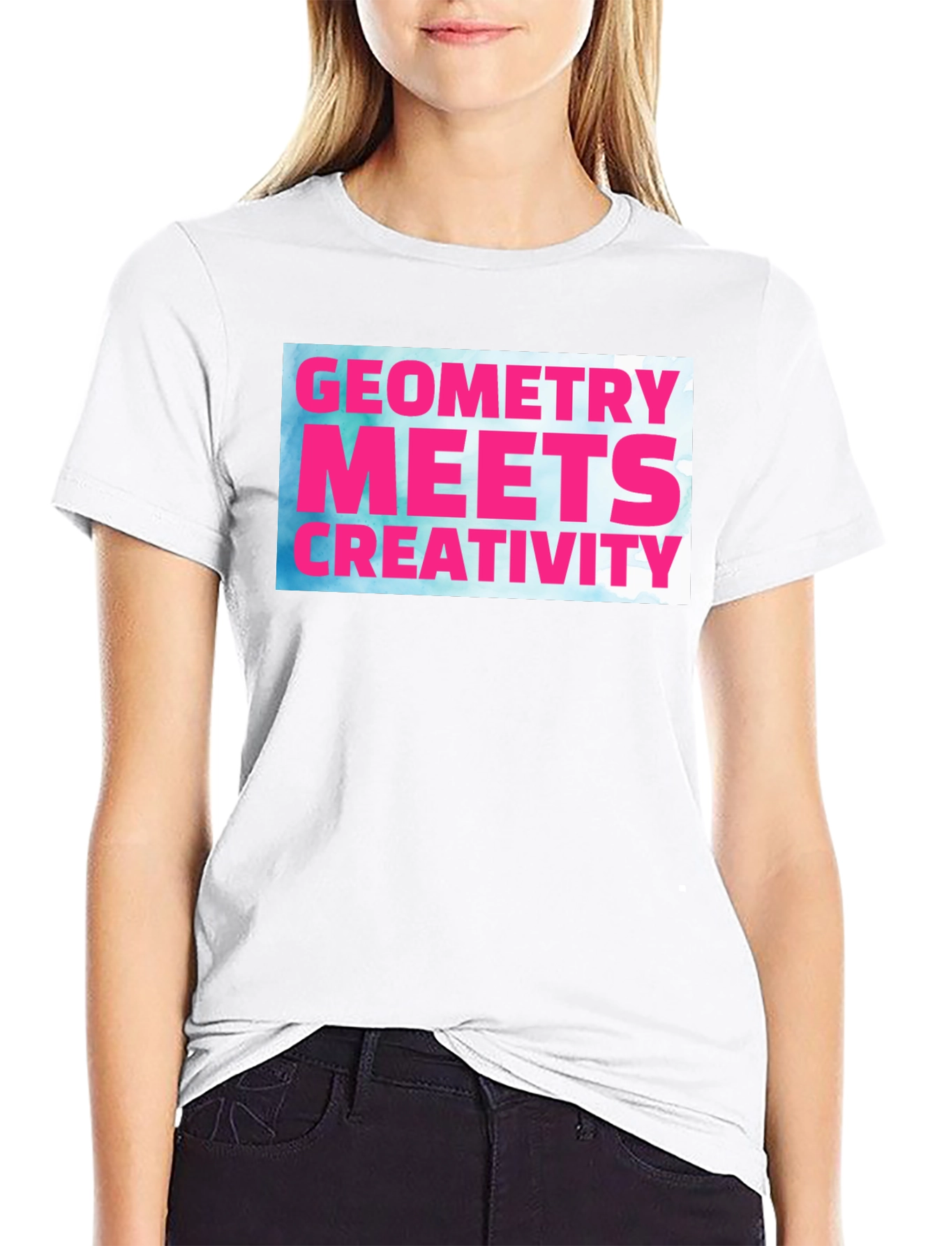 Geometry Meets Creativity Graphic Tee
