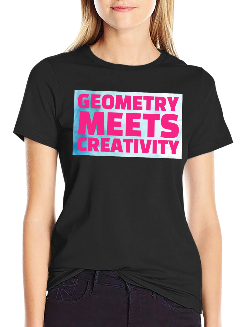 Geometry Meets Creativity Graphic Tee