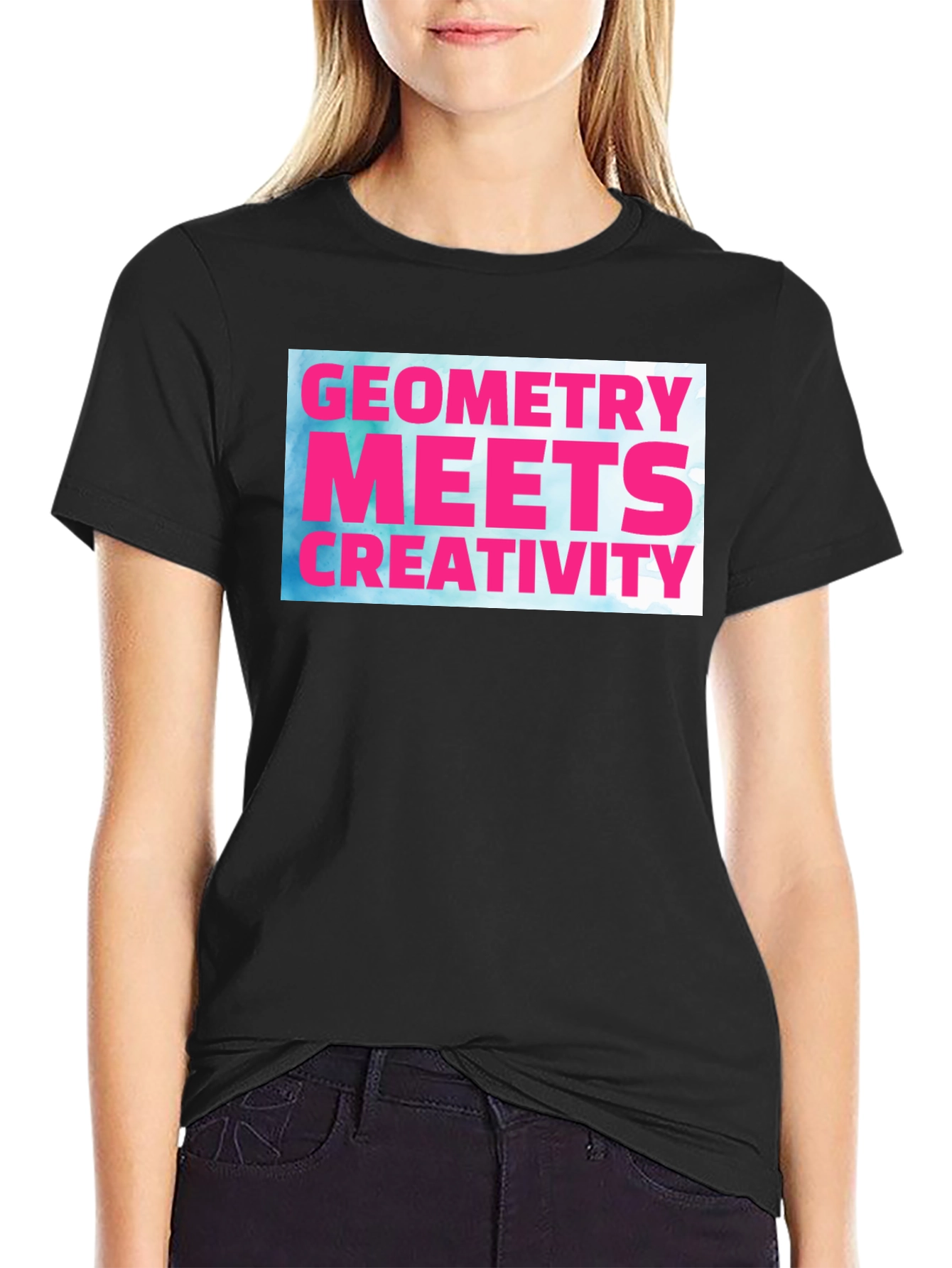 Geometry Meets Creativity Graphic Tee