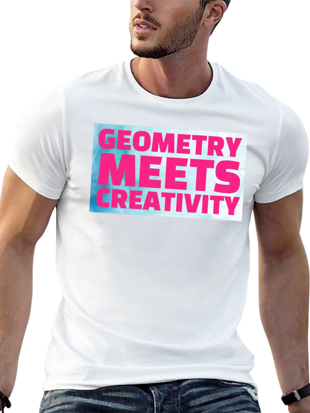 Geometry Meets Creativity Graphic Tee