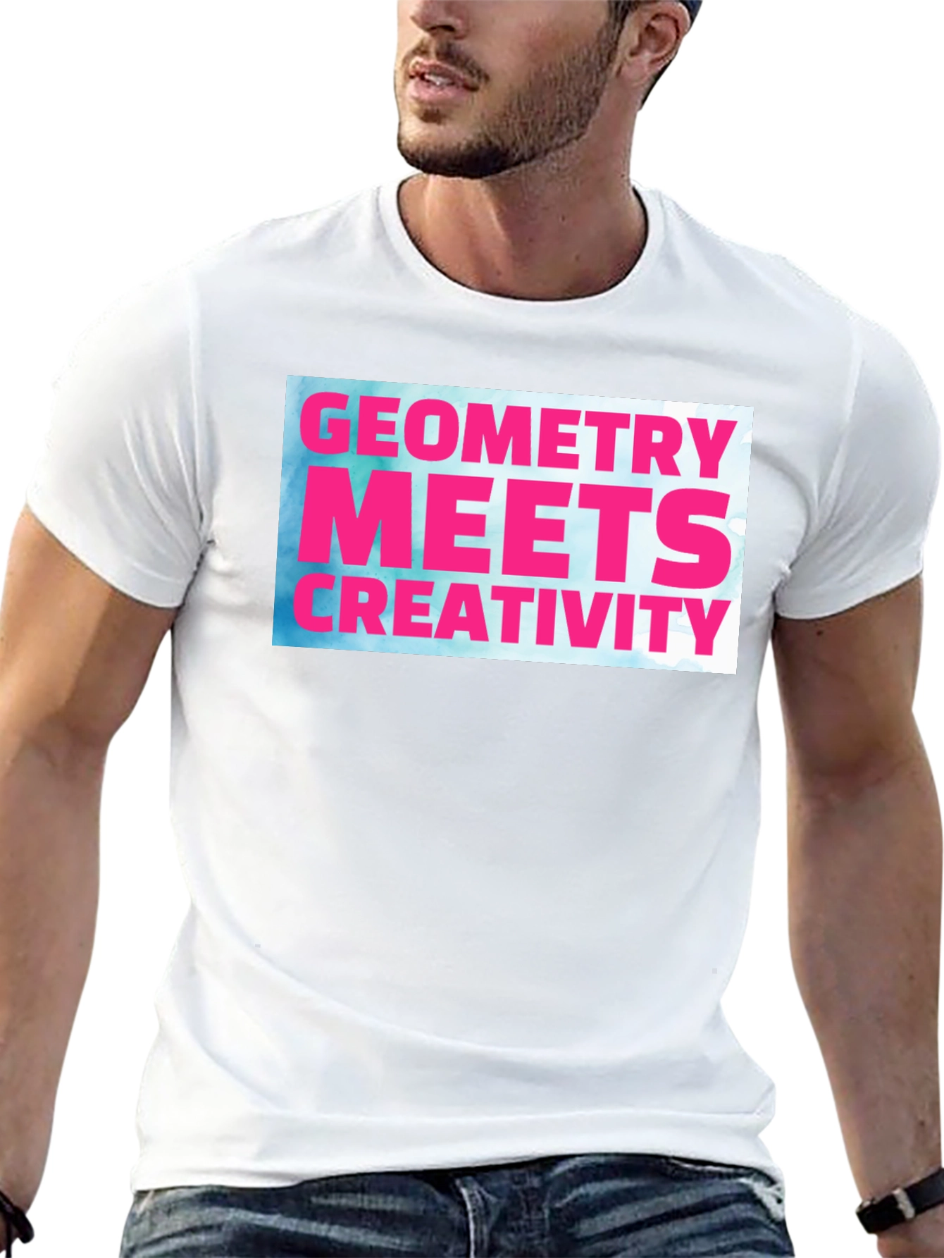 Geometry Meets Creativity Graphic Tee