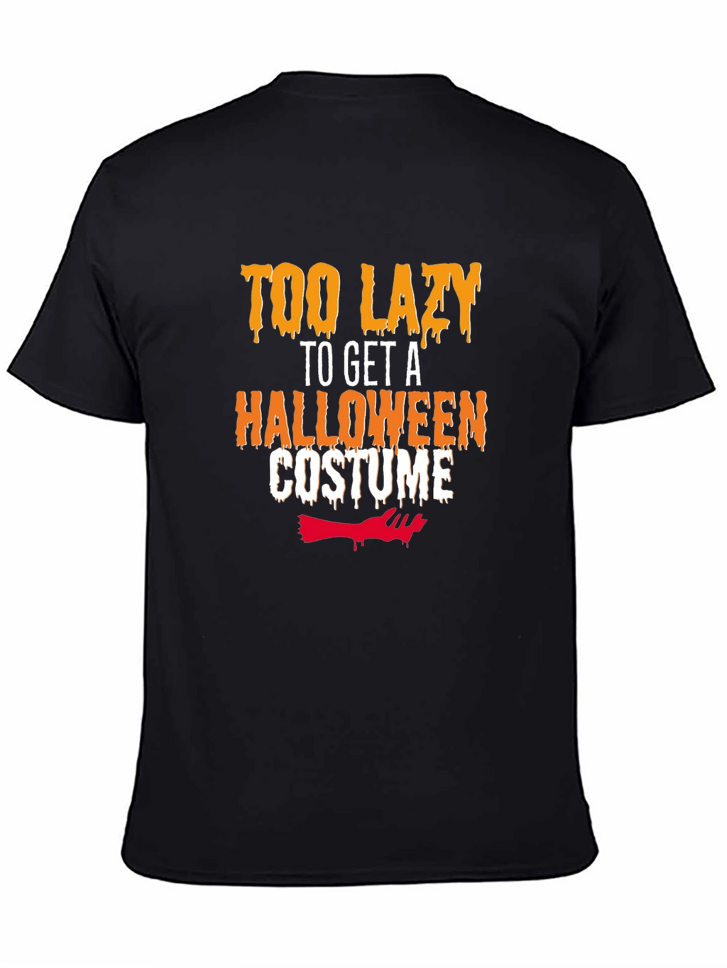 Lazy Halloween Costume T-Shirt - Funny Graphic Tee