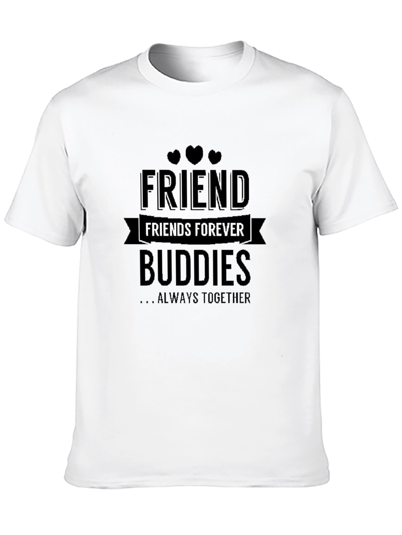 Friends Forever Black T-Shirt