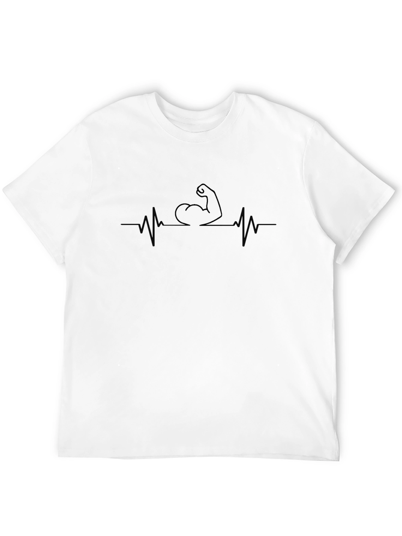 Muscle Heartbeat Graphic T-Shirt