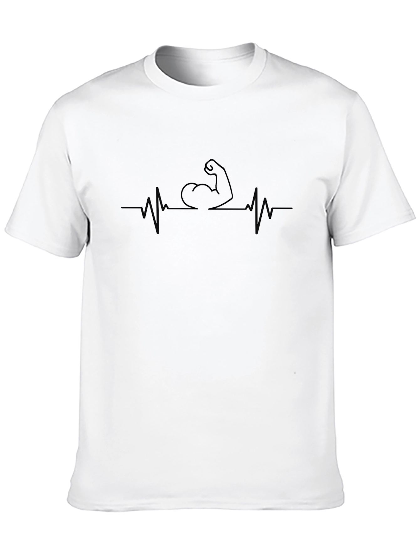 Muscle Heartbeat Graphic T-Shirt