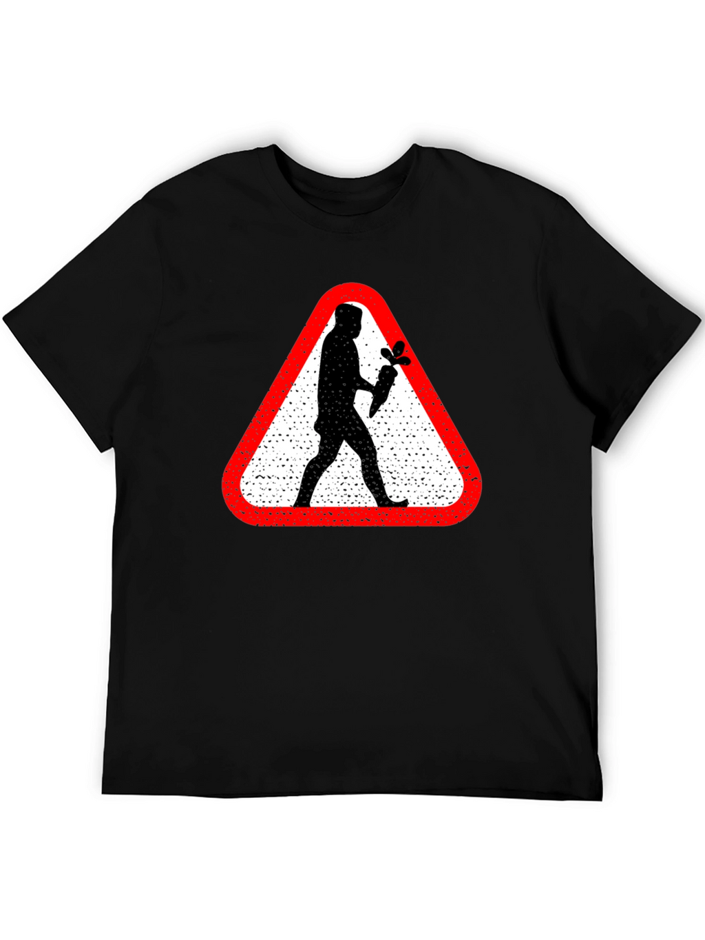 Warning: Caveman Crossing T-Shirt