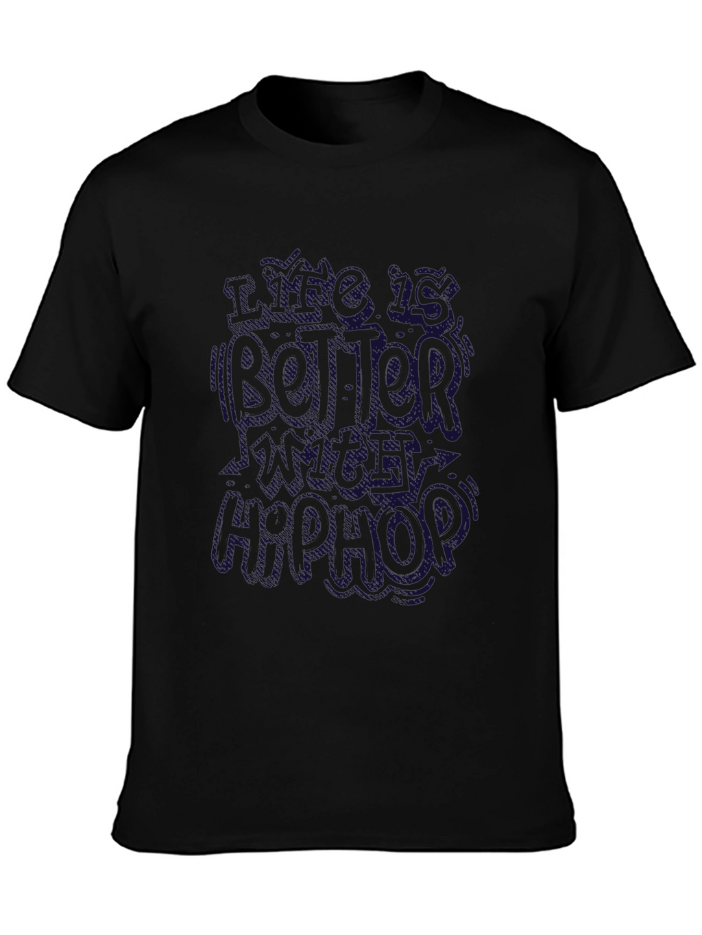 Cool Hip Hop Black T-Shirt
