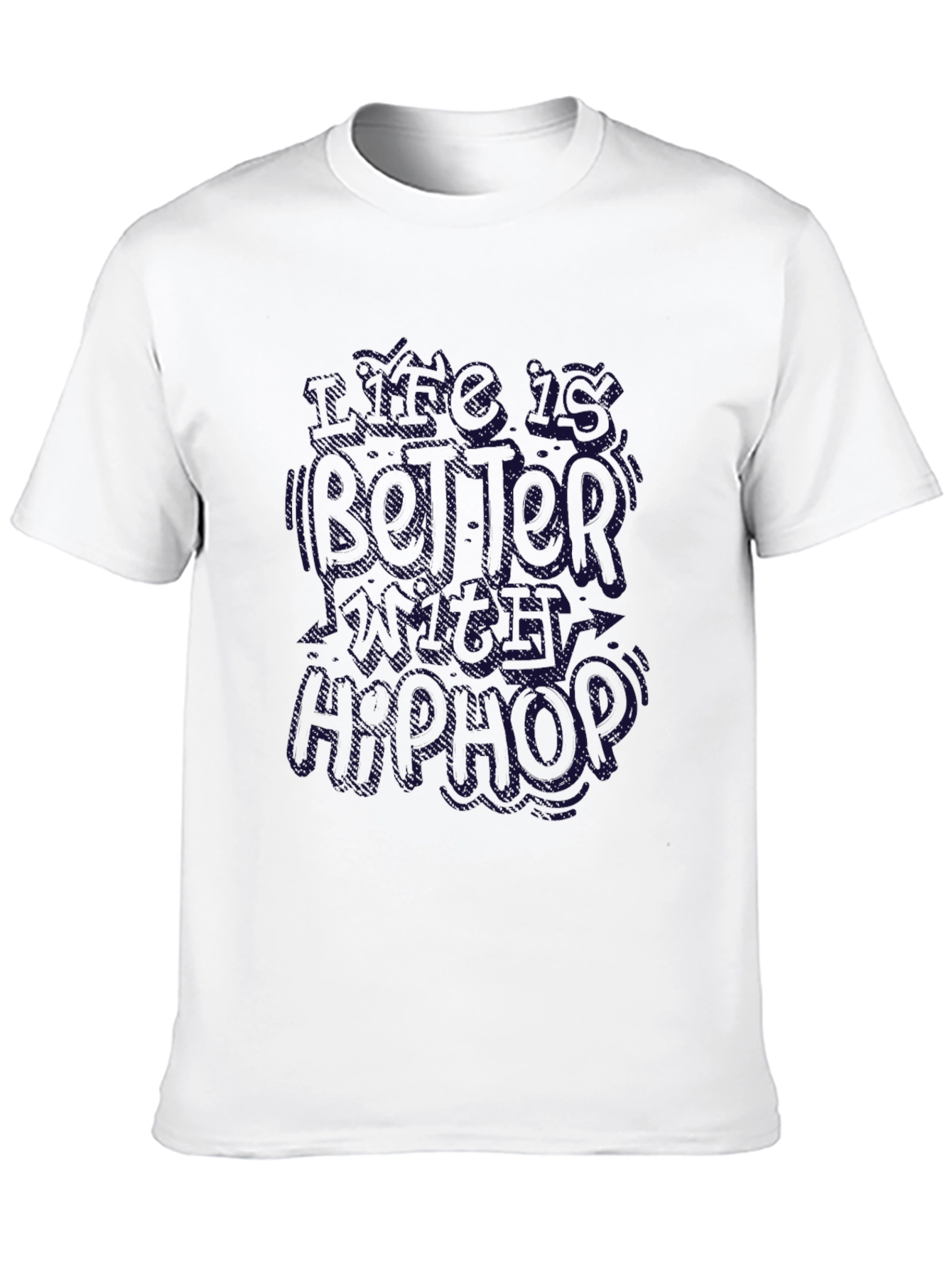 Cool Hip Hop Black T-Shirt