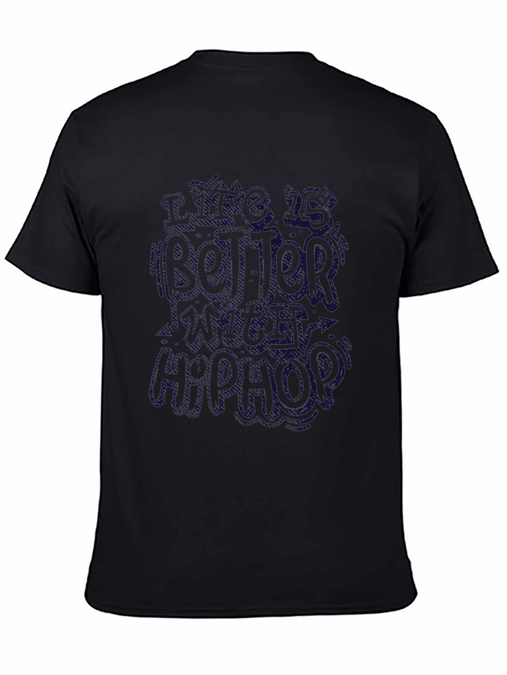 Cool Hip Hop Black T-Shirt