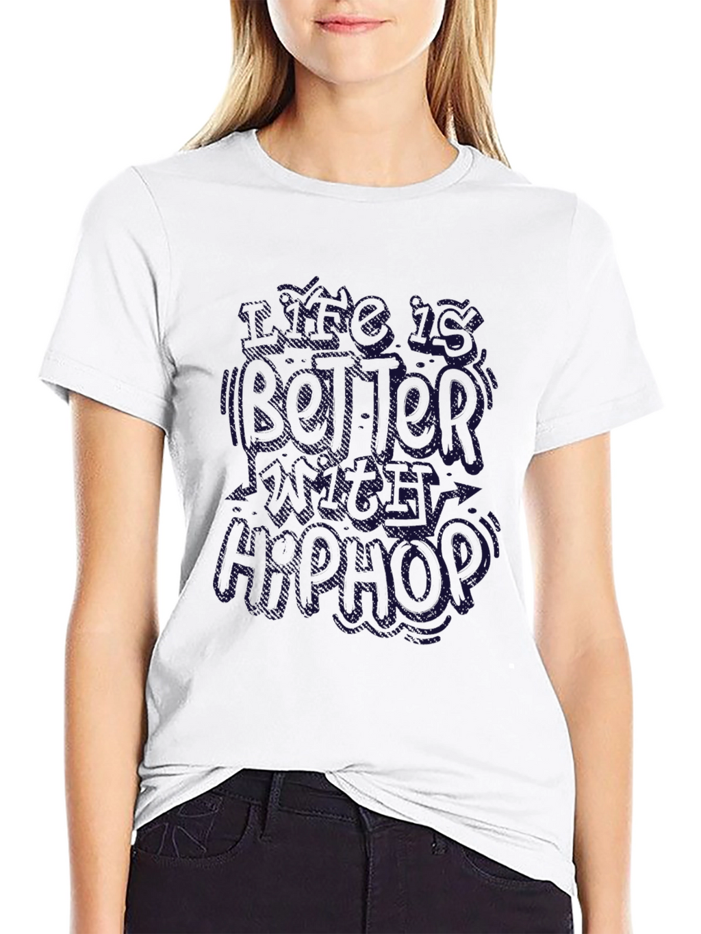 Cool Hip Hop Black T-Shirt