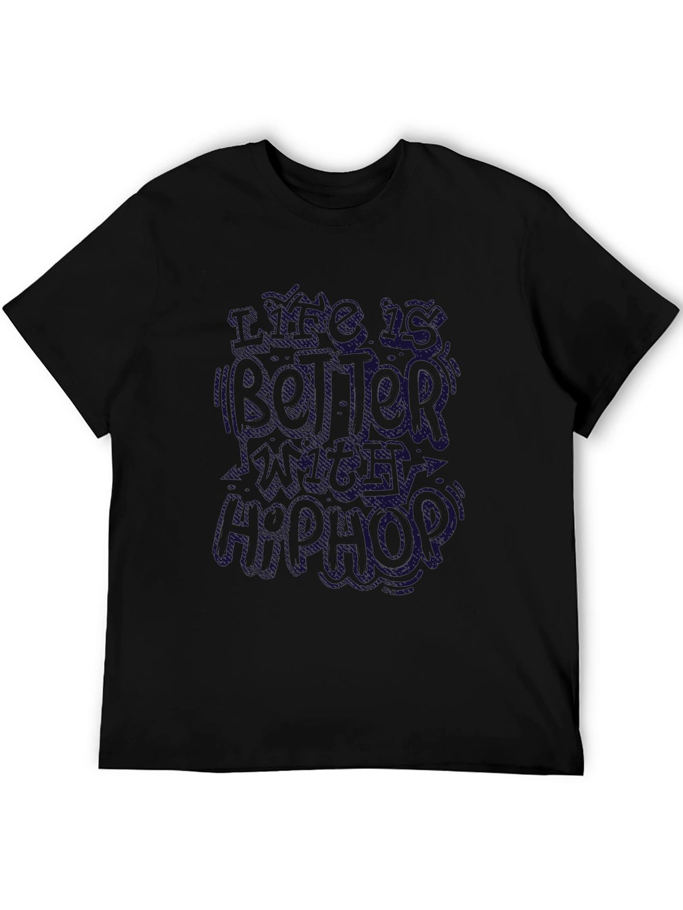 Cool Hip Hop Black T-Shirt