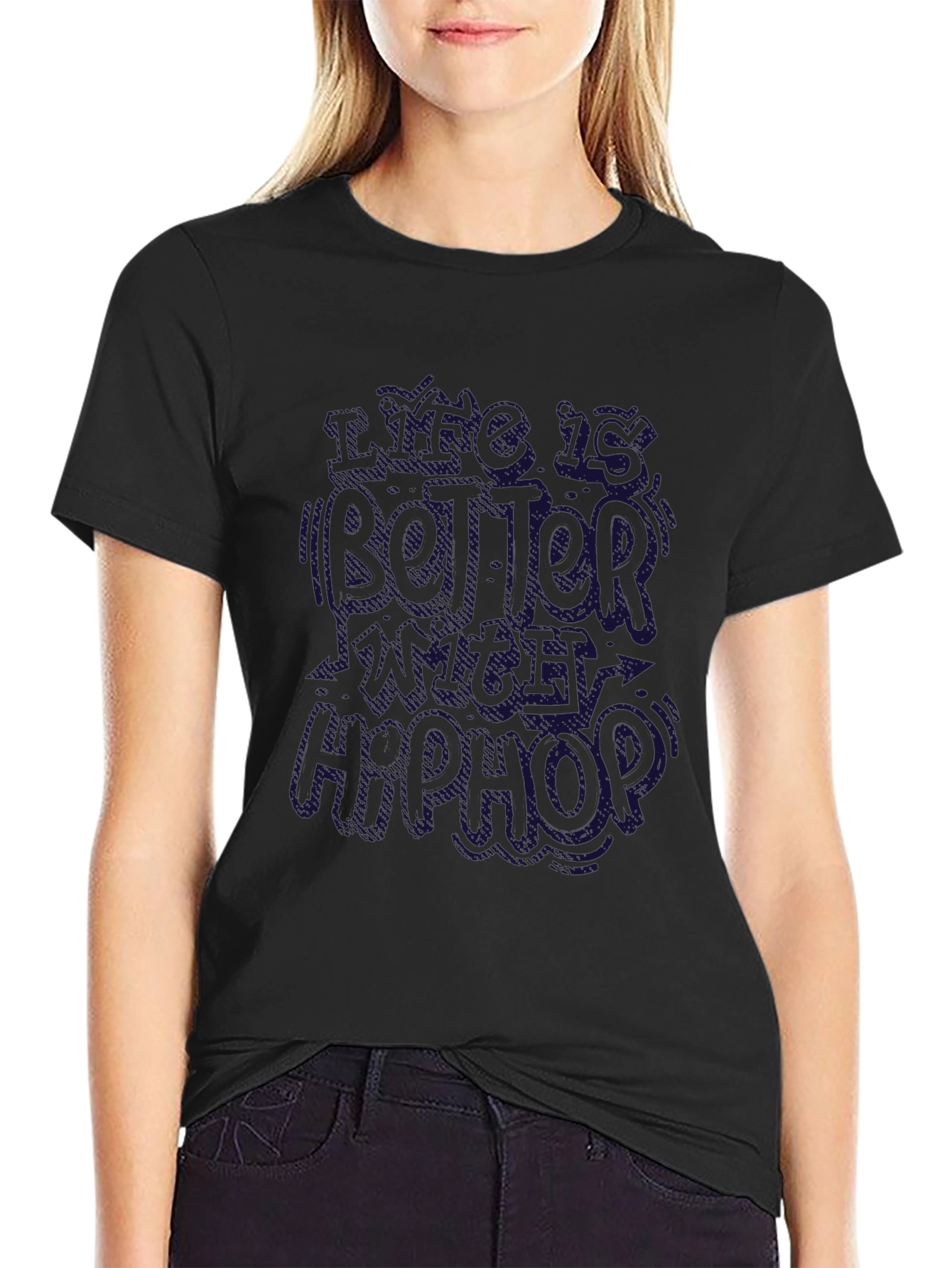 Cool Hip Hop Black T-Shirt