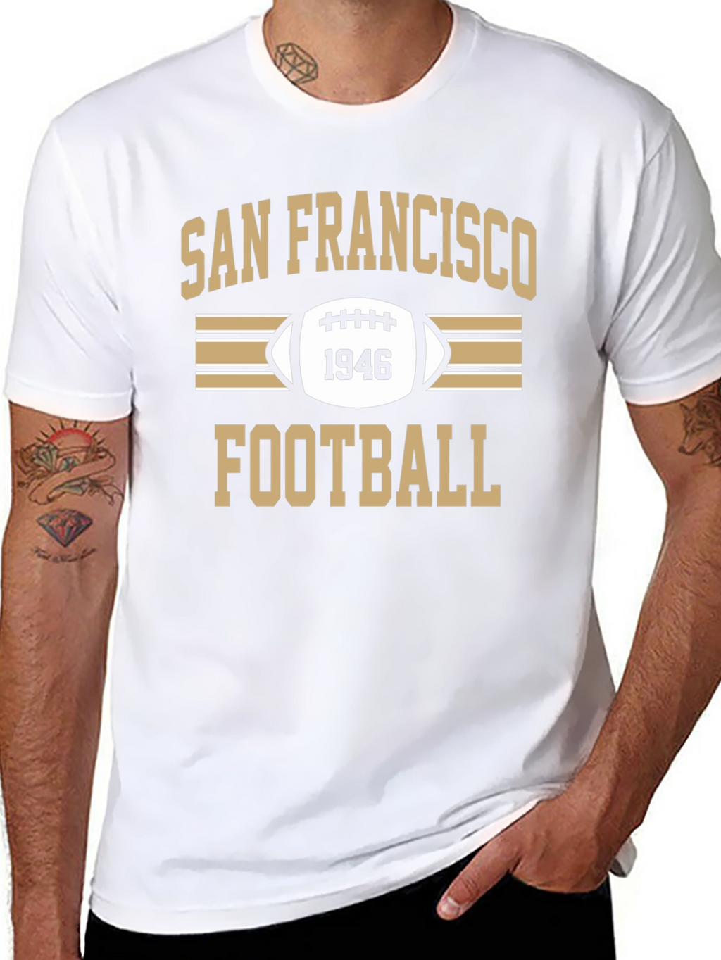 San Francisco Football 1946 Black T-Shirt