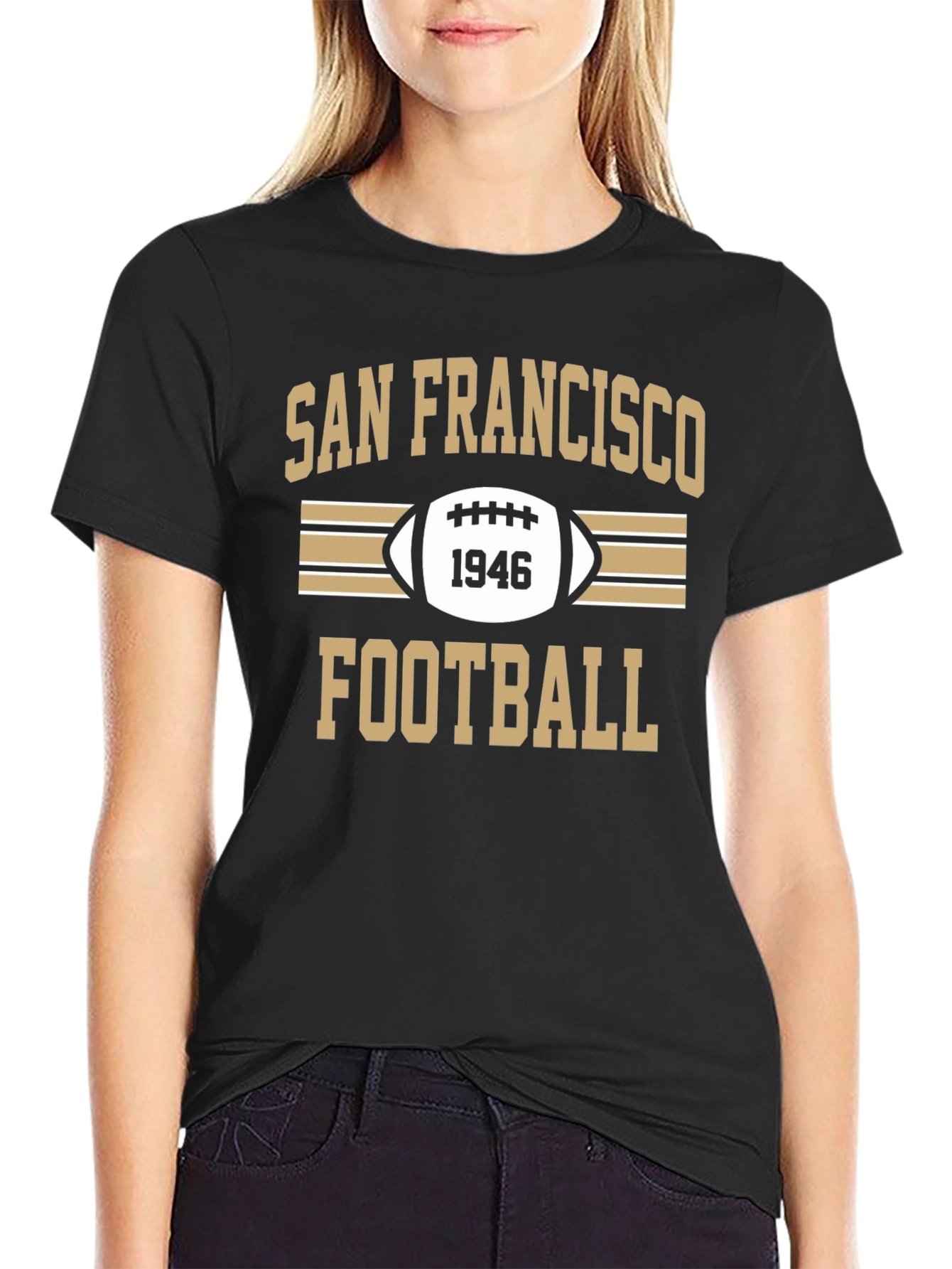 San Francisco Football 1946 Black T-Shirt