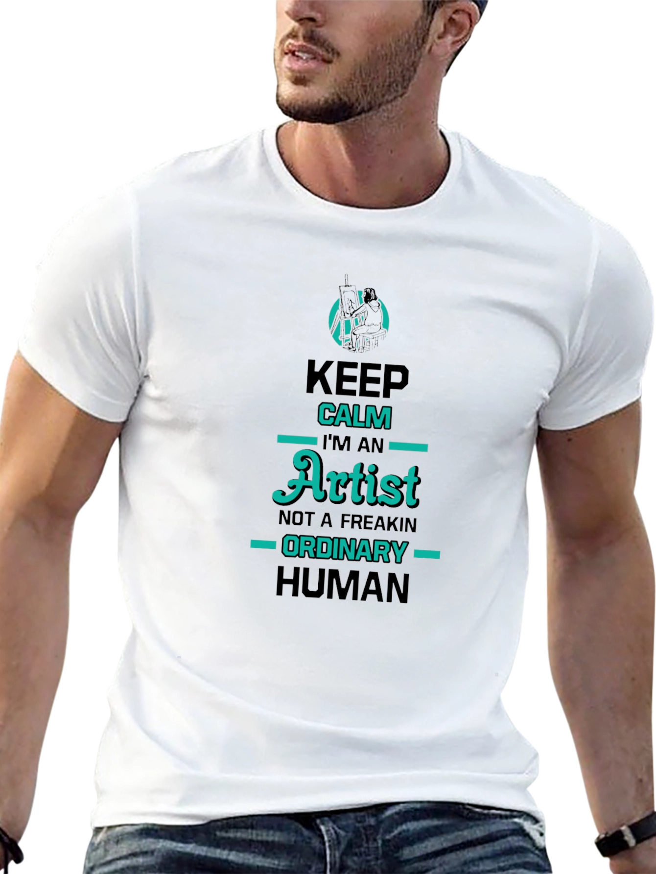 Keep Calm Im An Artist Graphic Tee