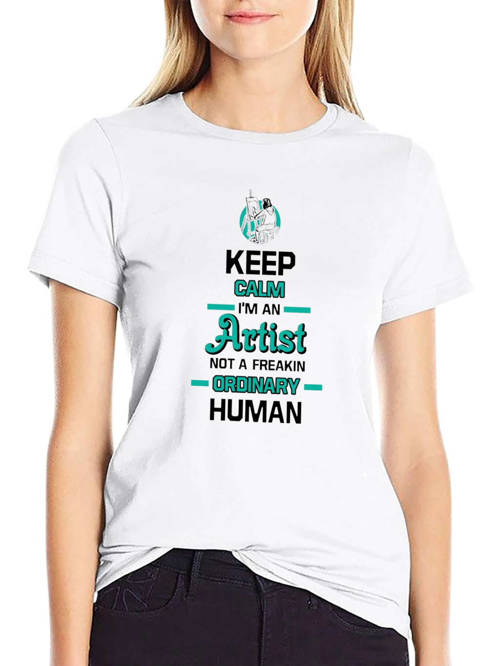 Keep Calm Im An Artist Graphic Tee
