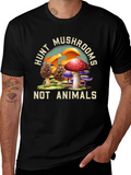 Hunt Mushrooms Tee - Vegan Nature Shirt
