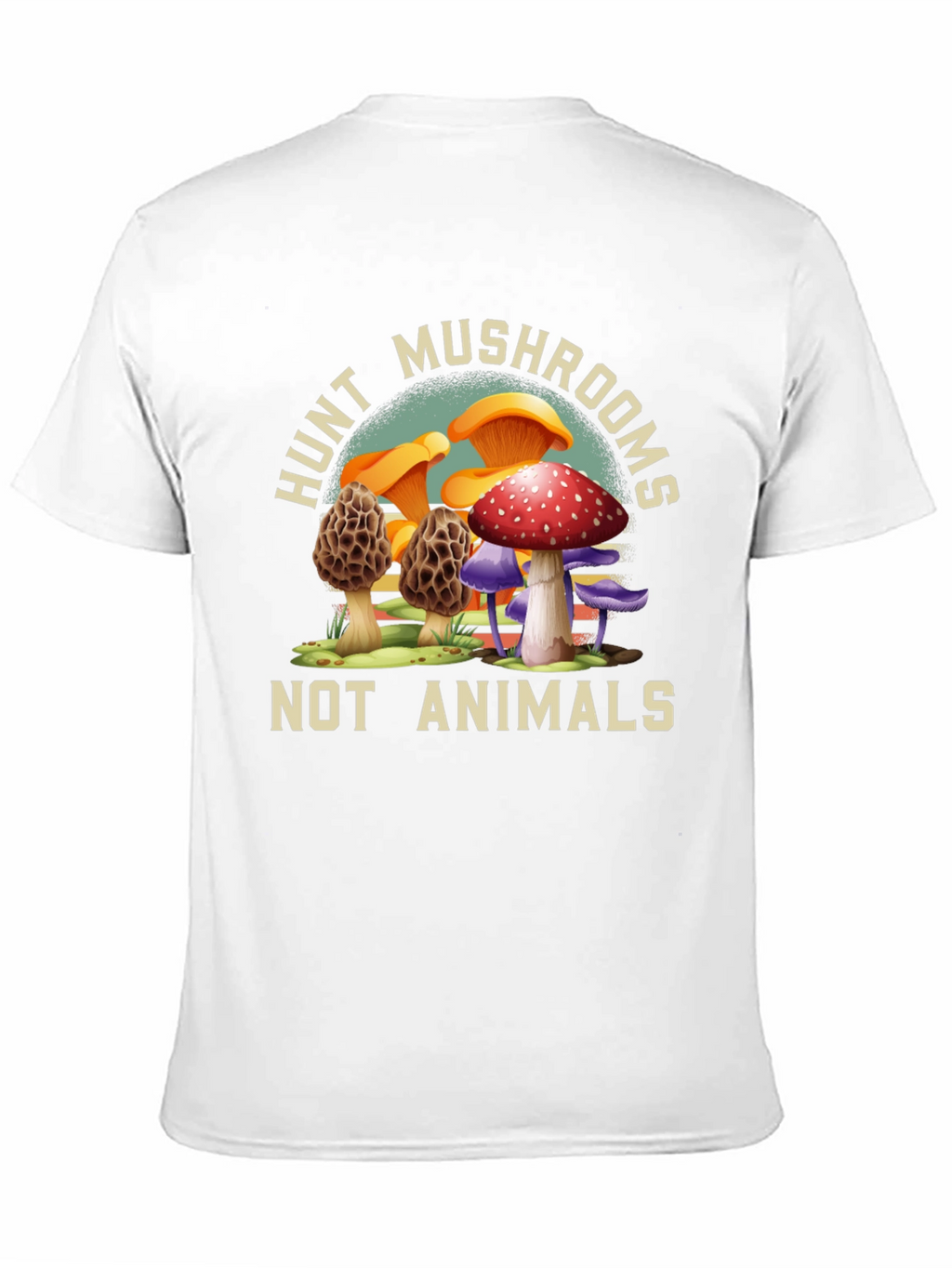 Hunt Mushrooms Tee - Vegan Nature Shirt