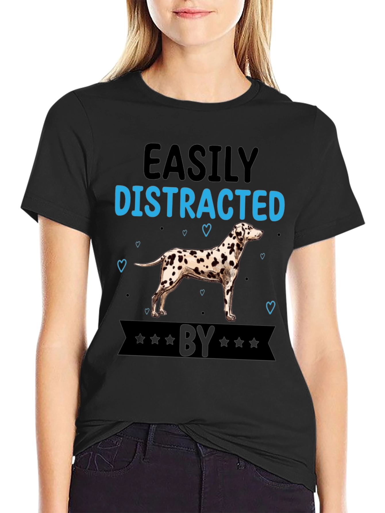 Easily Distracted By Dalmatian T-Shirt