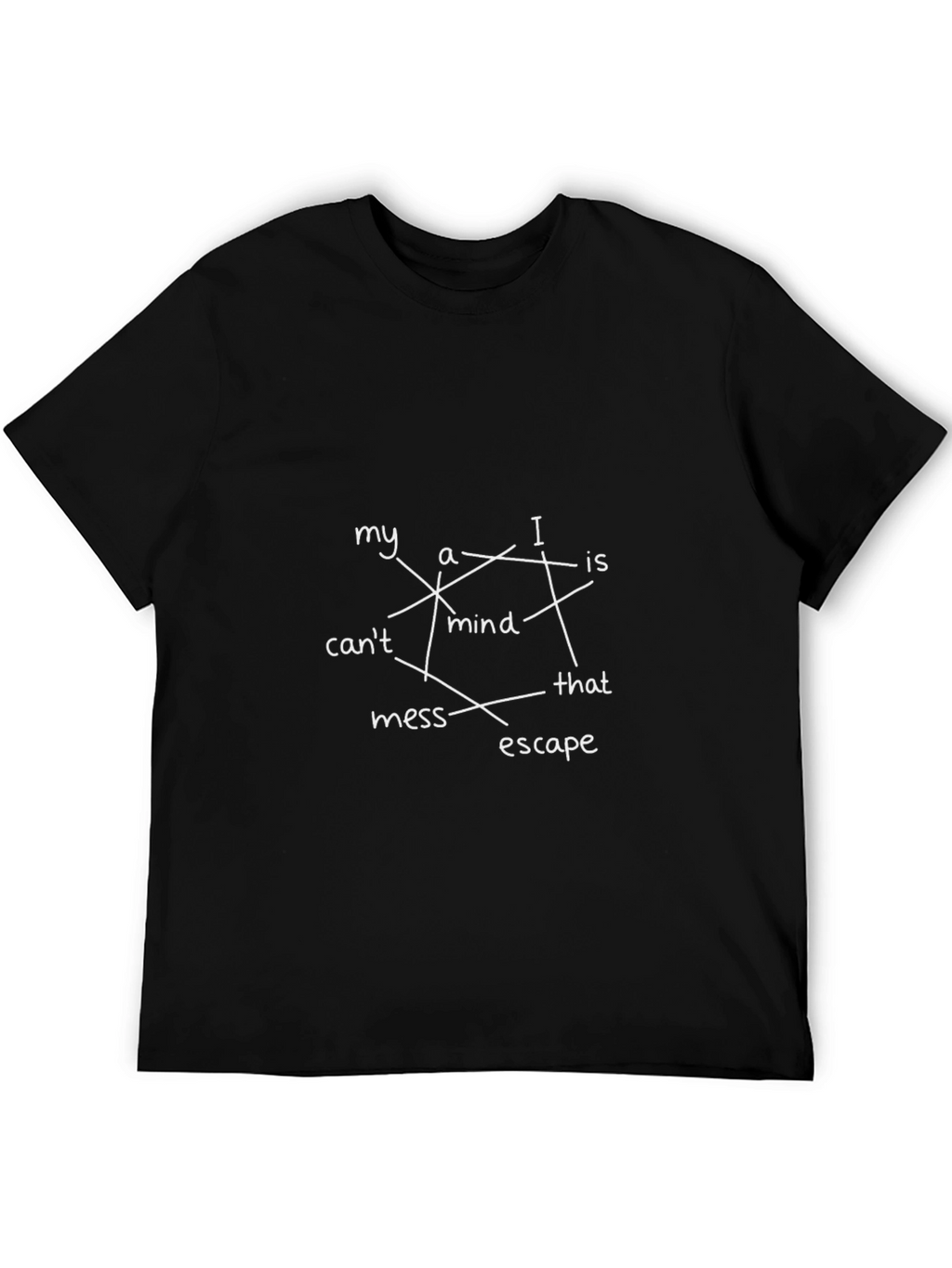 My Mind Is A Mess Funny Graphic Tee