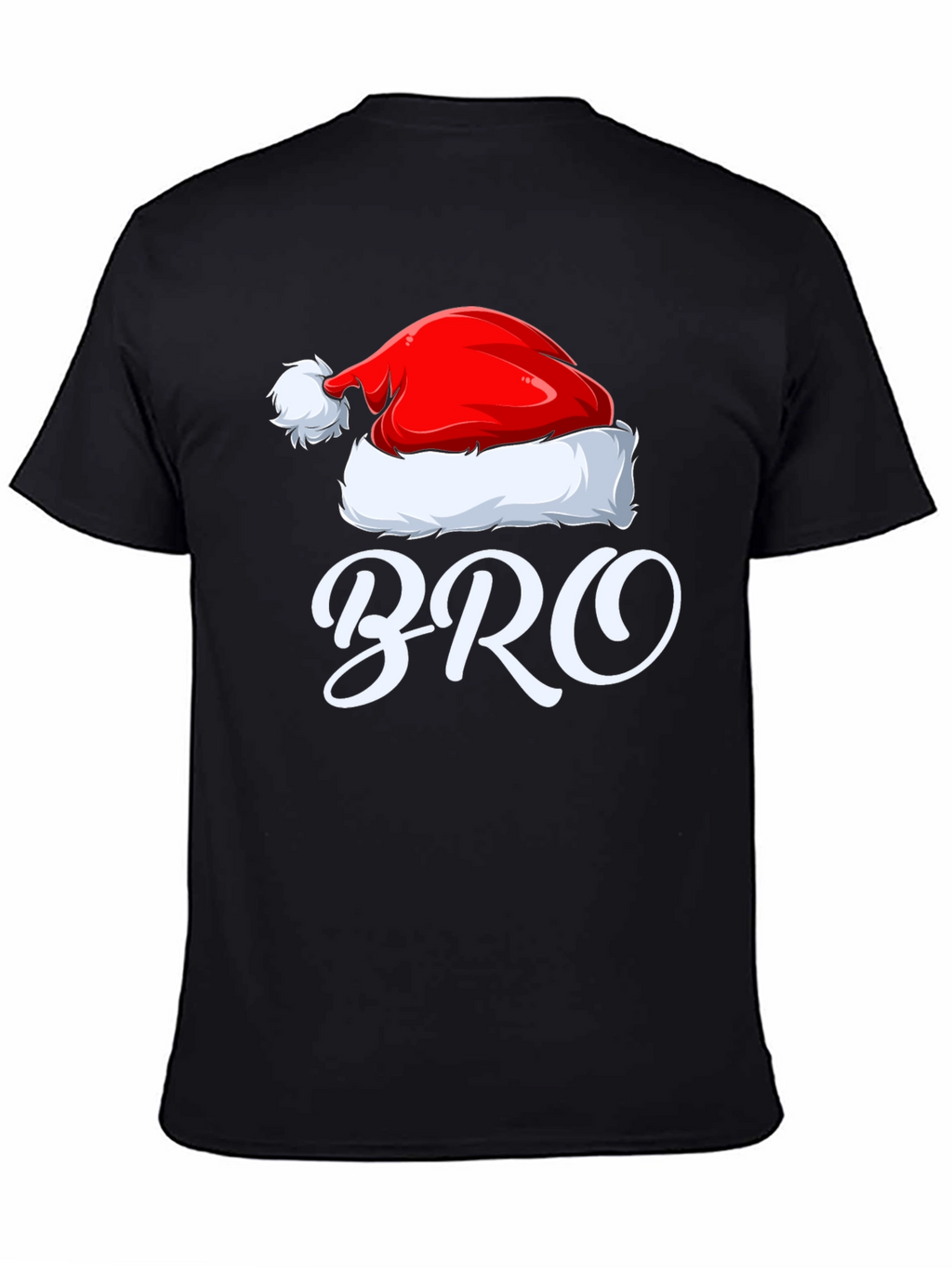 Christmas Bro T-Shirt: Santa Hat Holiday Tee