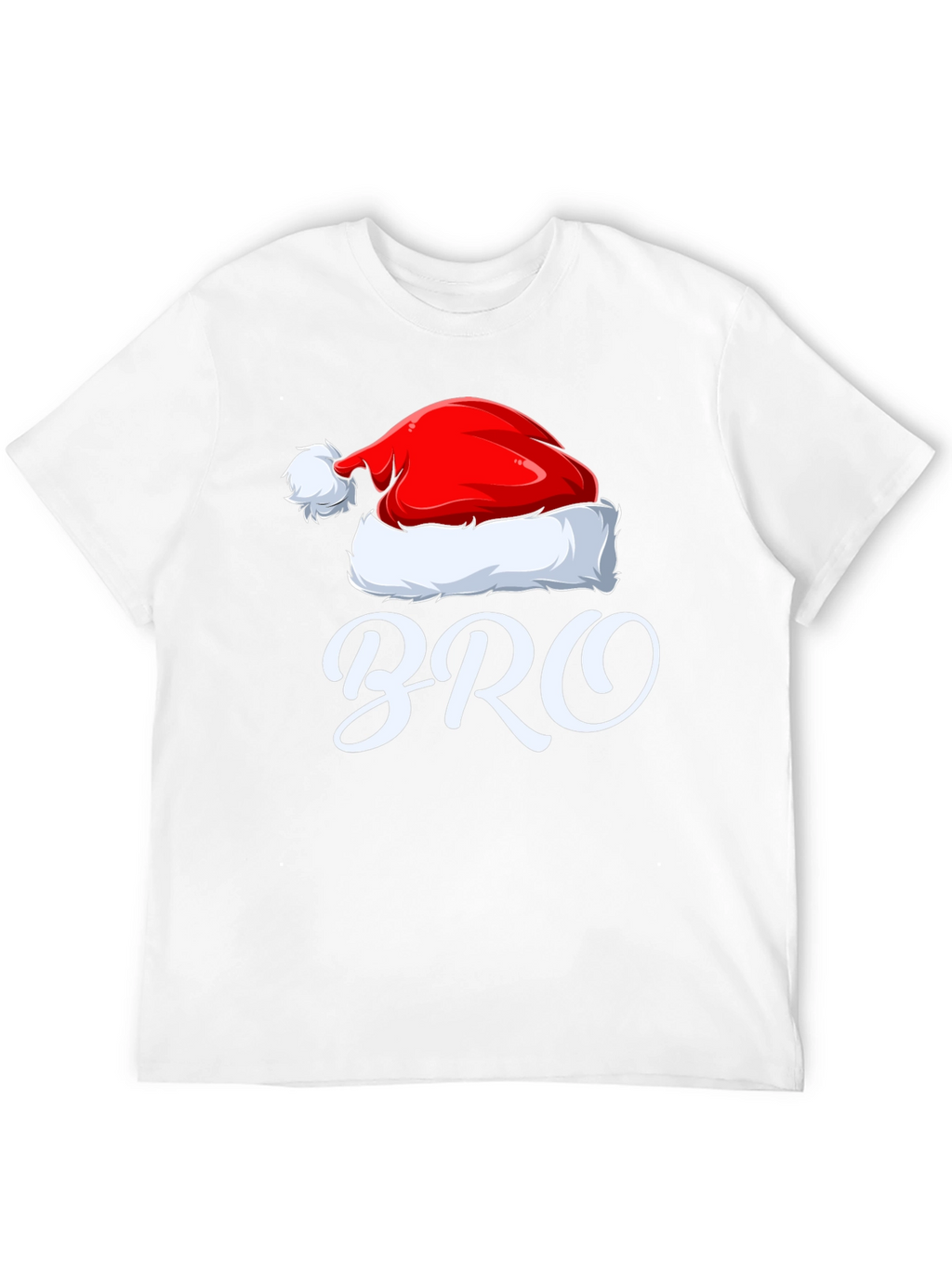 Christmas Bro T-Shirt: Santa Hat Holiday Tee