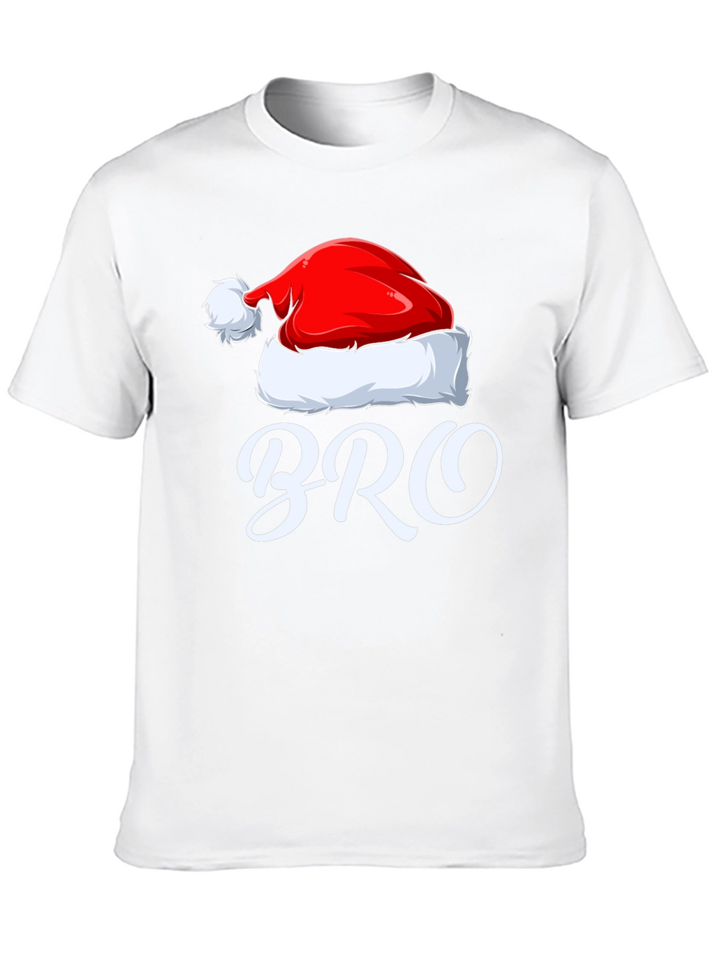 Christmas Bro T-Shirt: Santa Hat Holiday Tee