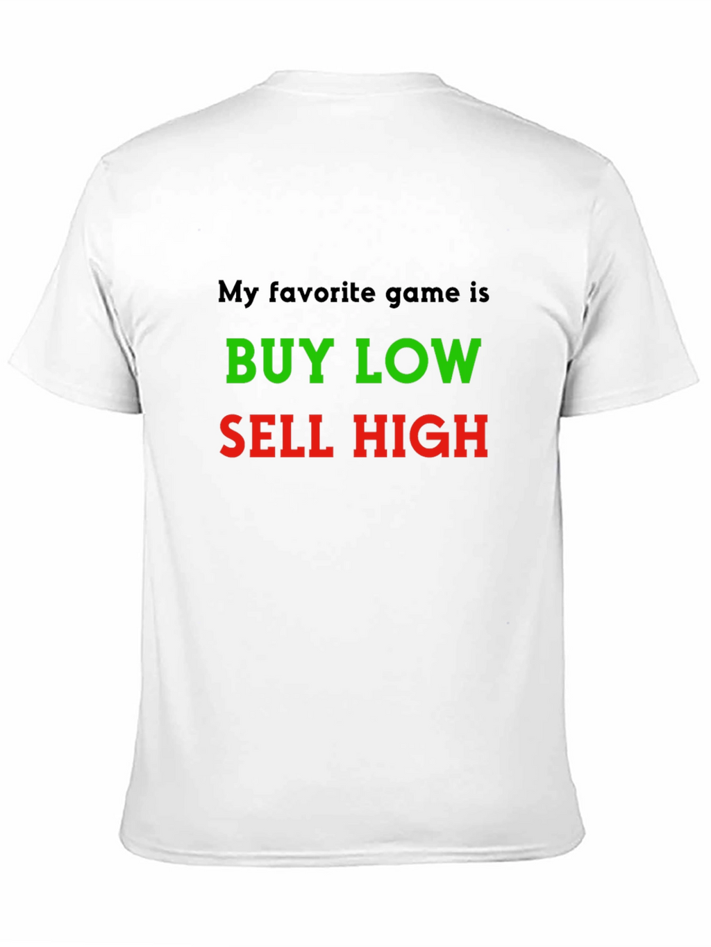 Buy Low Sell High Black Graphic Tee