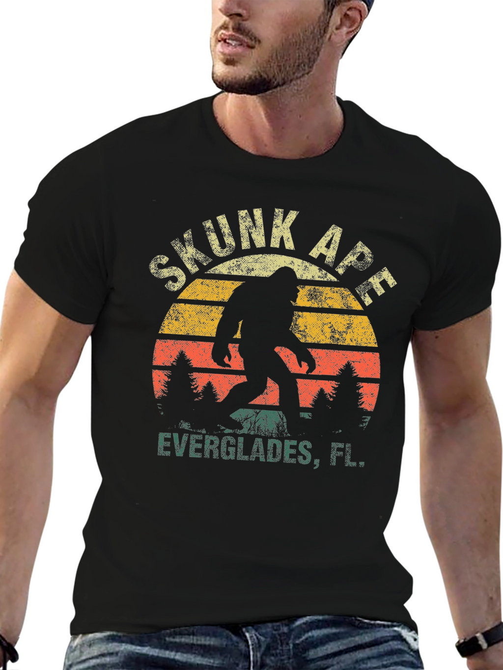 Skunk Ape Everglades FL T-Shirt