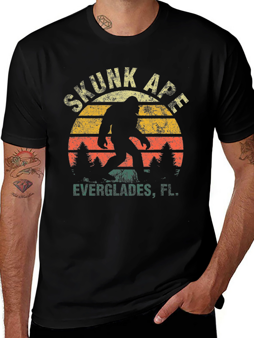 Skunk Ape Everglades FL T-Shirt