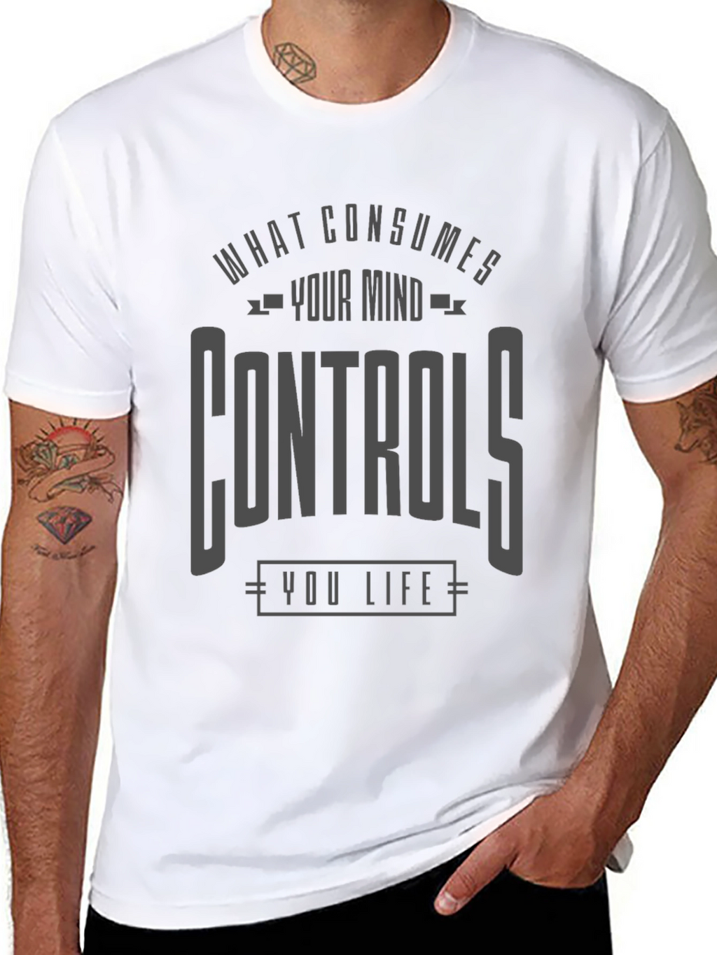 Mind Controls Life Graphic T-Shirt - Unisex