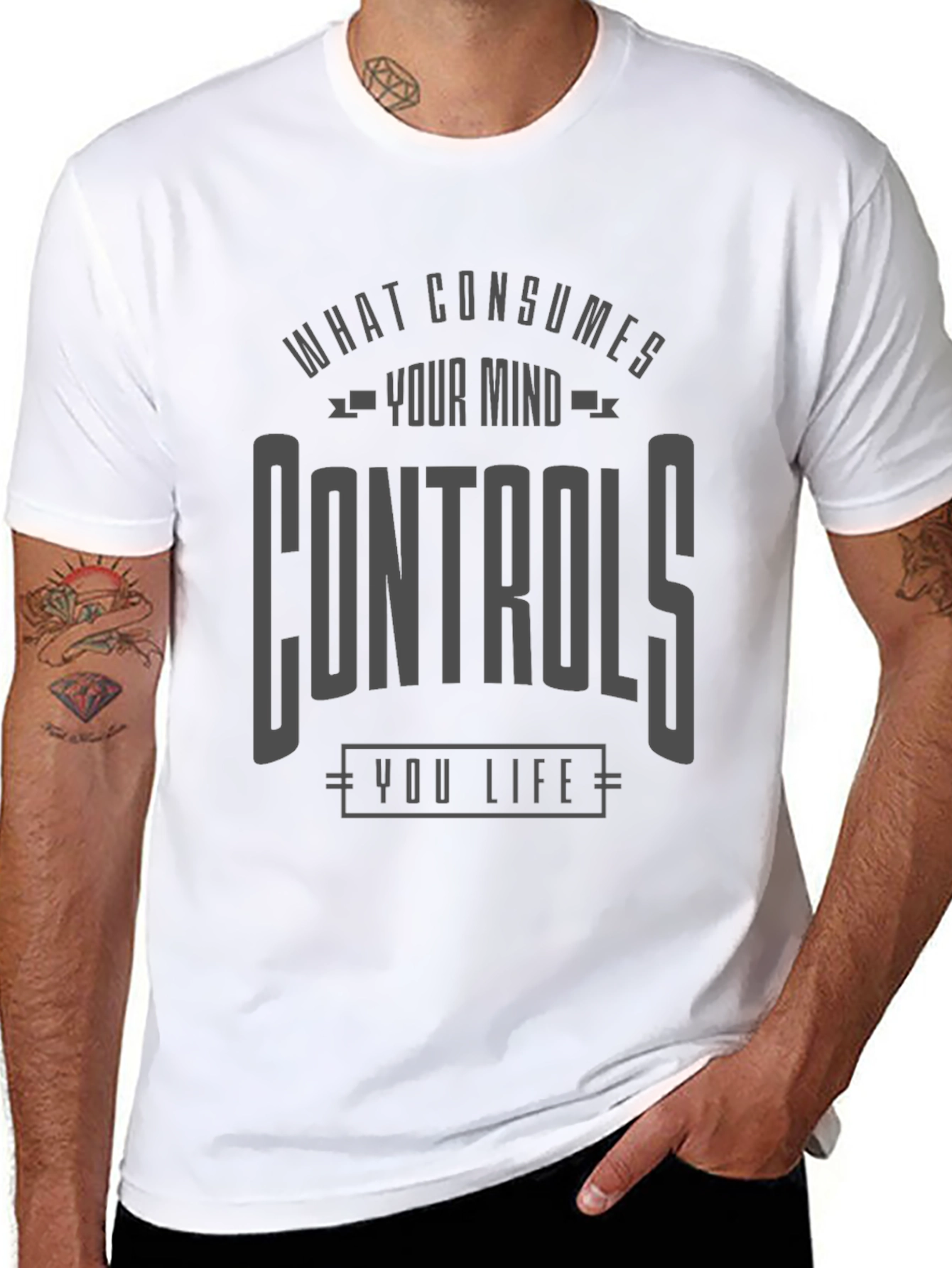 Mind Controls Life Graphic T-Shirt - Unisex