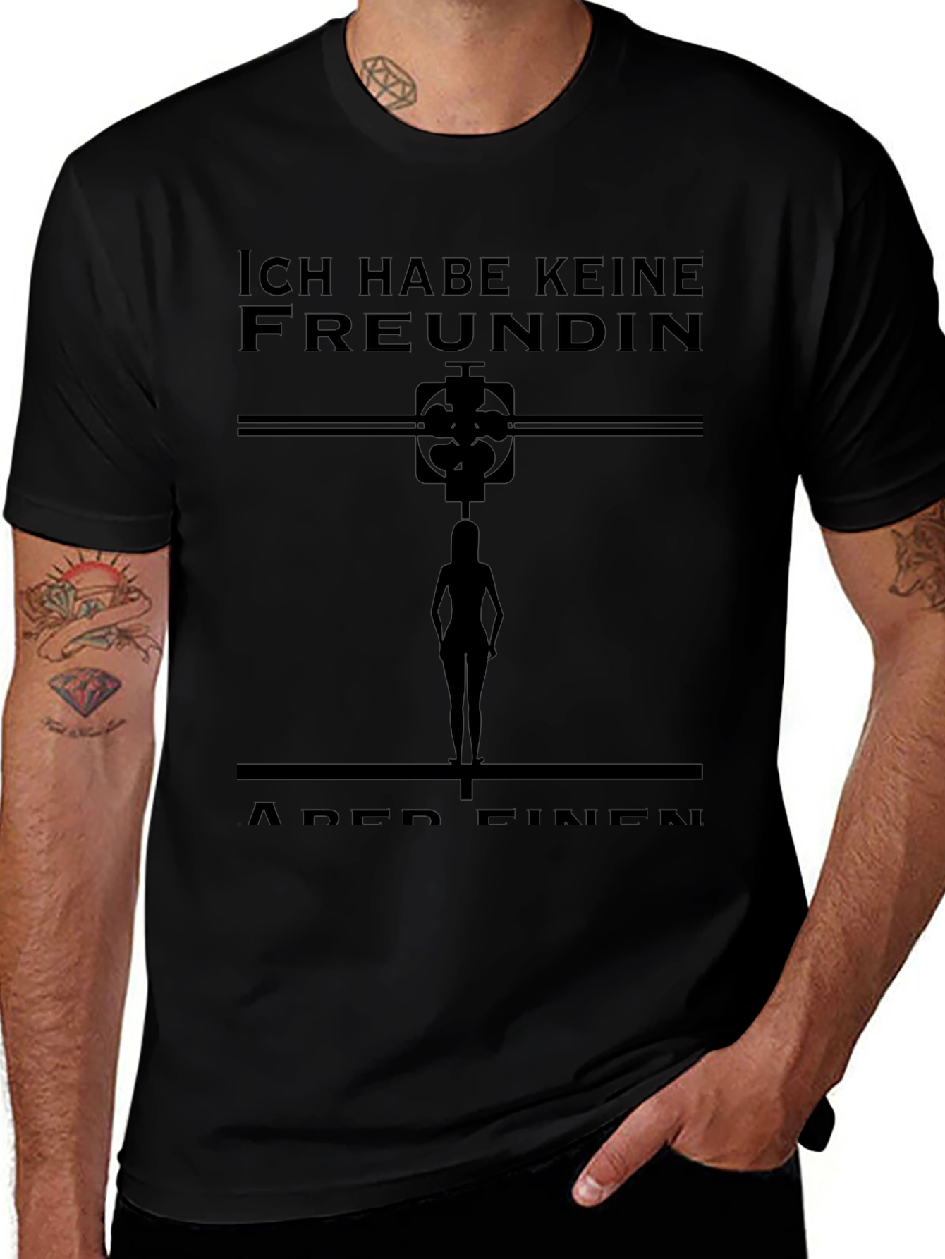 Ich Habe Keine Freundin T-Shirt Novelty Graphic