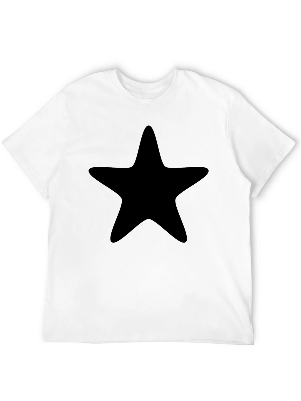 Black Star Graphic Tee - Casual Comfort