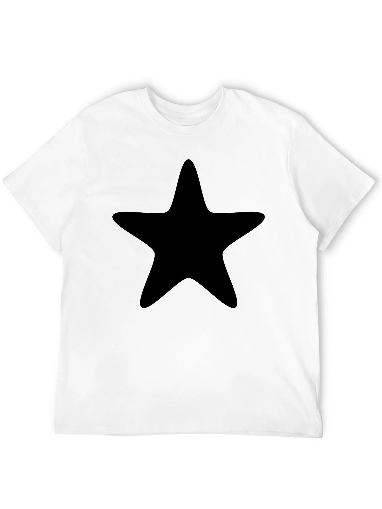 Black Star Graphic Tee - Casual Comfort