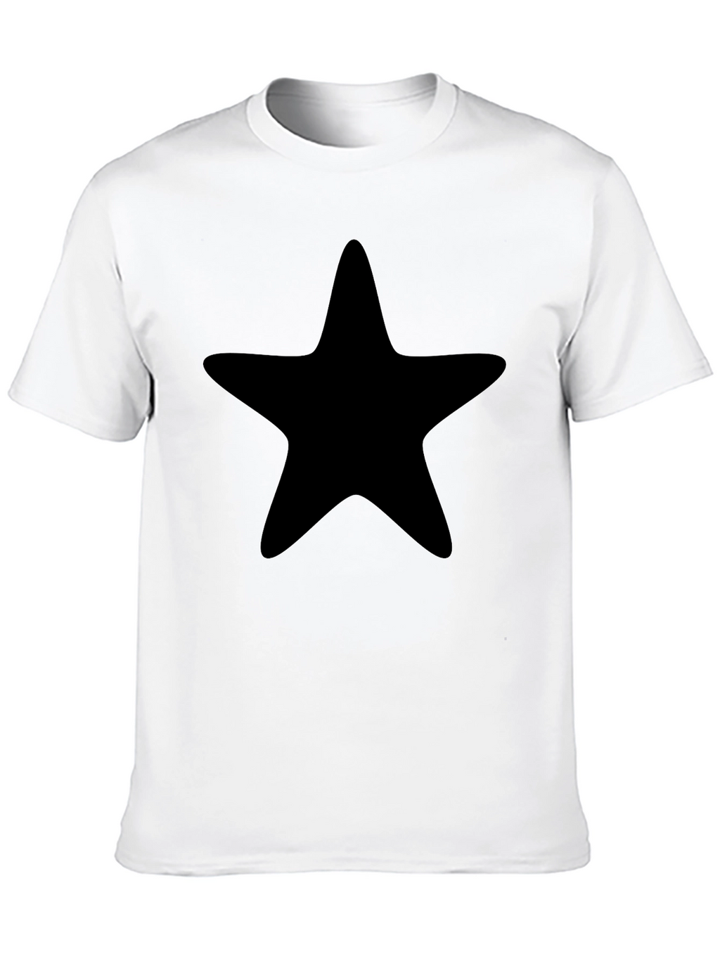 Black Star Graphic Tee - Casual Comfort