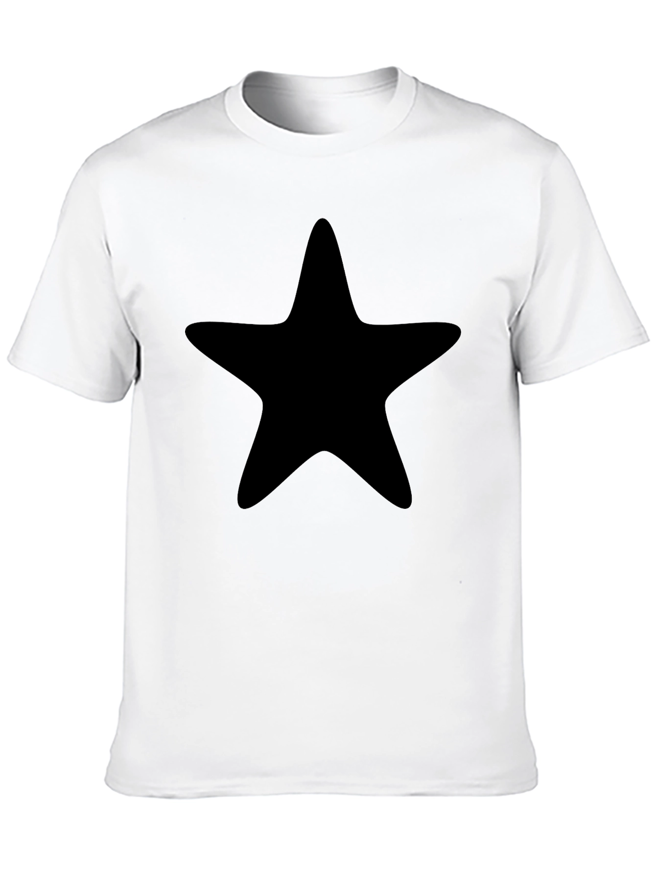 Black Star Graphic Tee - Casual Comfort
