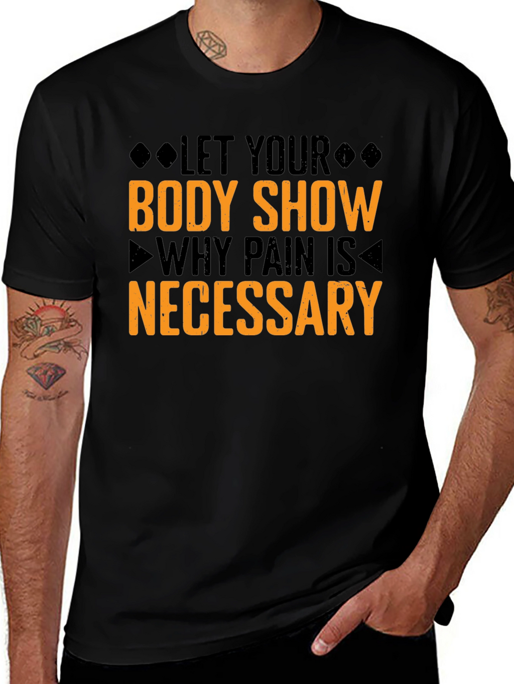 Motivational Workout T-Shirt: No Pain No Gain