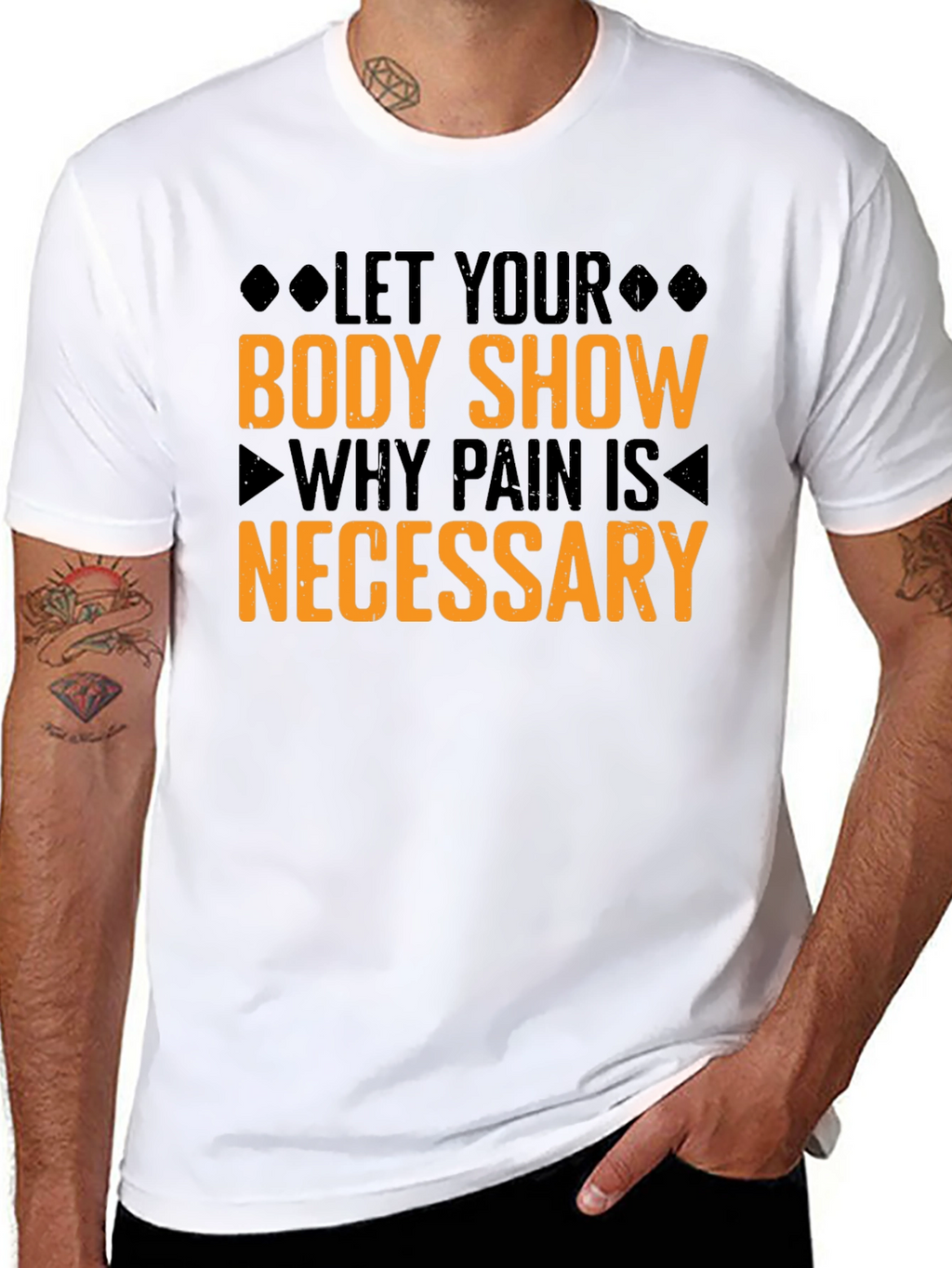 Motivational Workout T-Shirt: No Pain No Gain