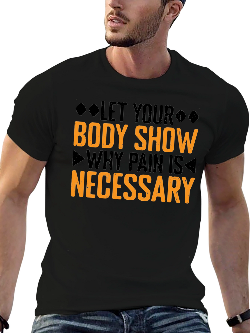Motivational Workout T-Shirt: No Pain No Gain
