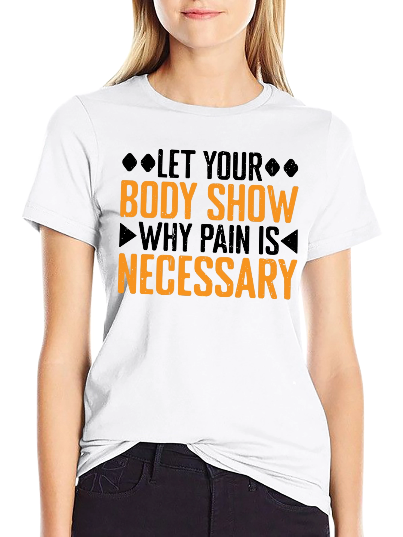 Motivational Workout T-Shirt: No Pain No Gain