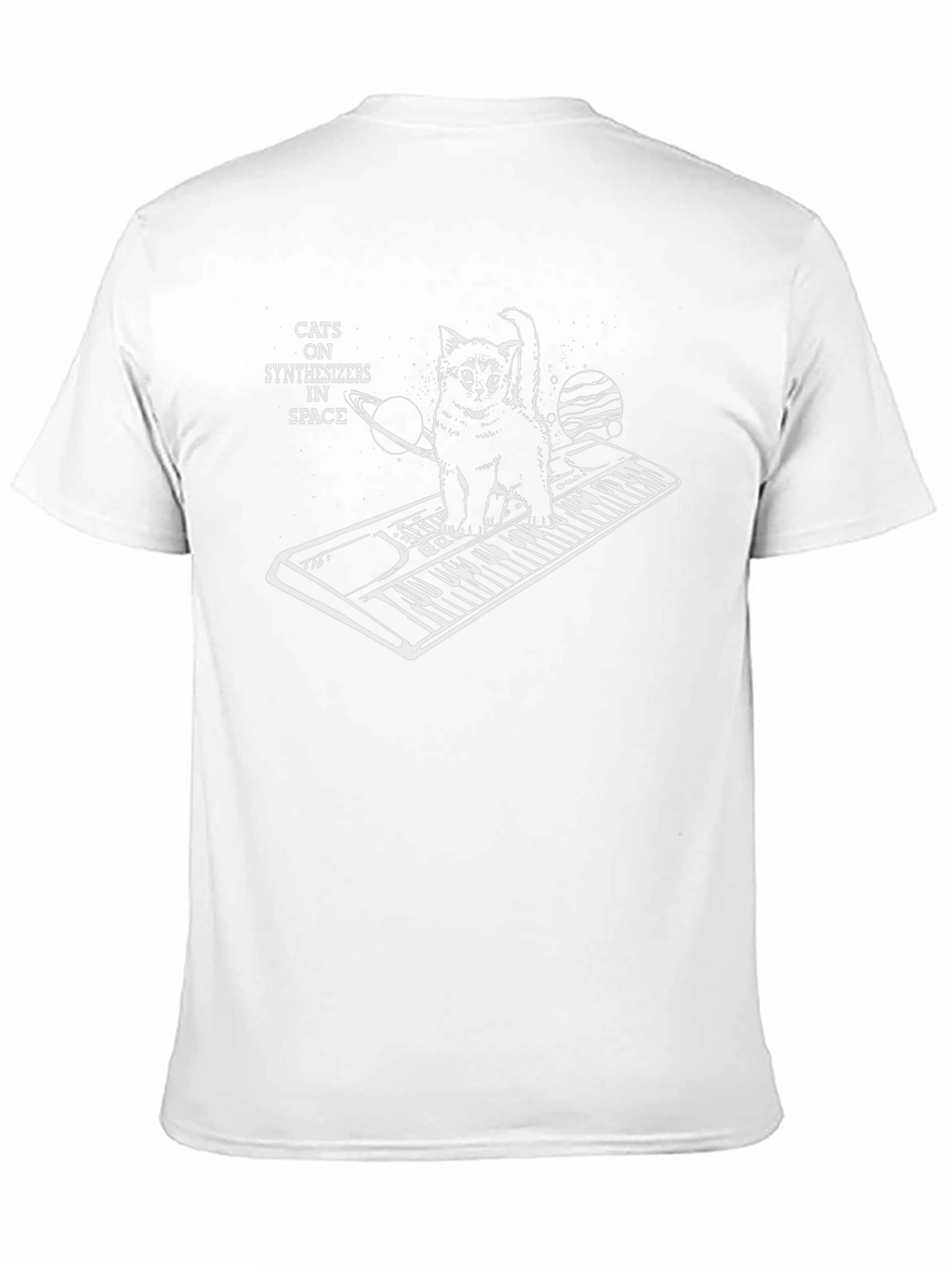 Cats on Synthesizers in Space Graphic T-Shirt