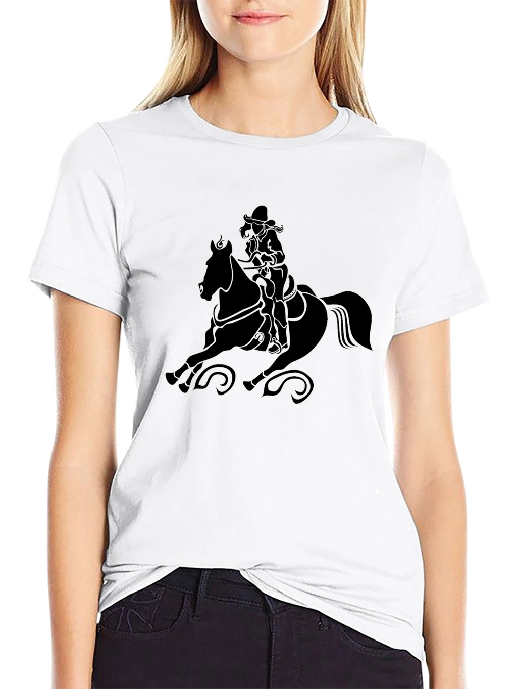 Cowboy Horse Riding Graphic Tee
