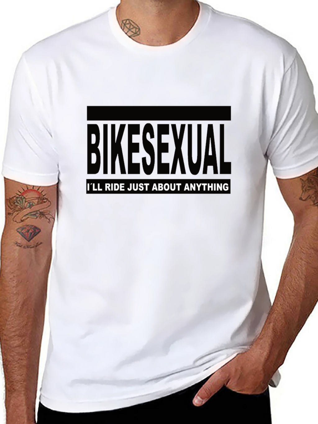 Bikesexual T-Shirt - Ill Ride Just About Anything